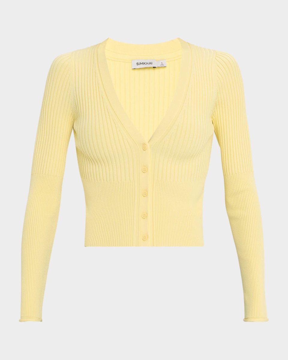 Ailany V-Neck Cropped Cardigan